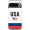 USA American Flag Google Pixel 10 Pro Clear Case
